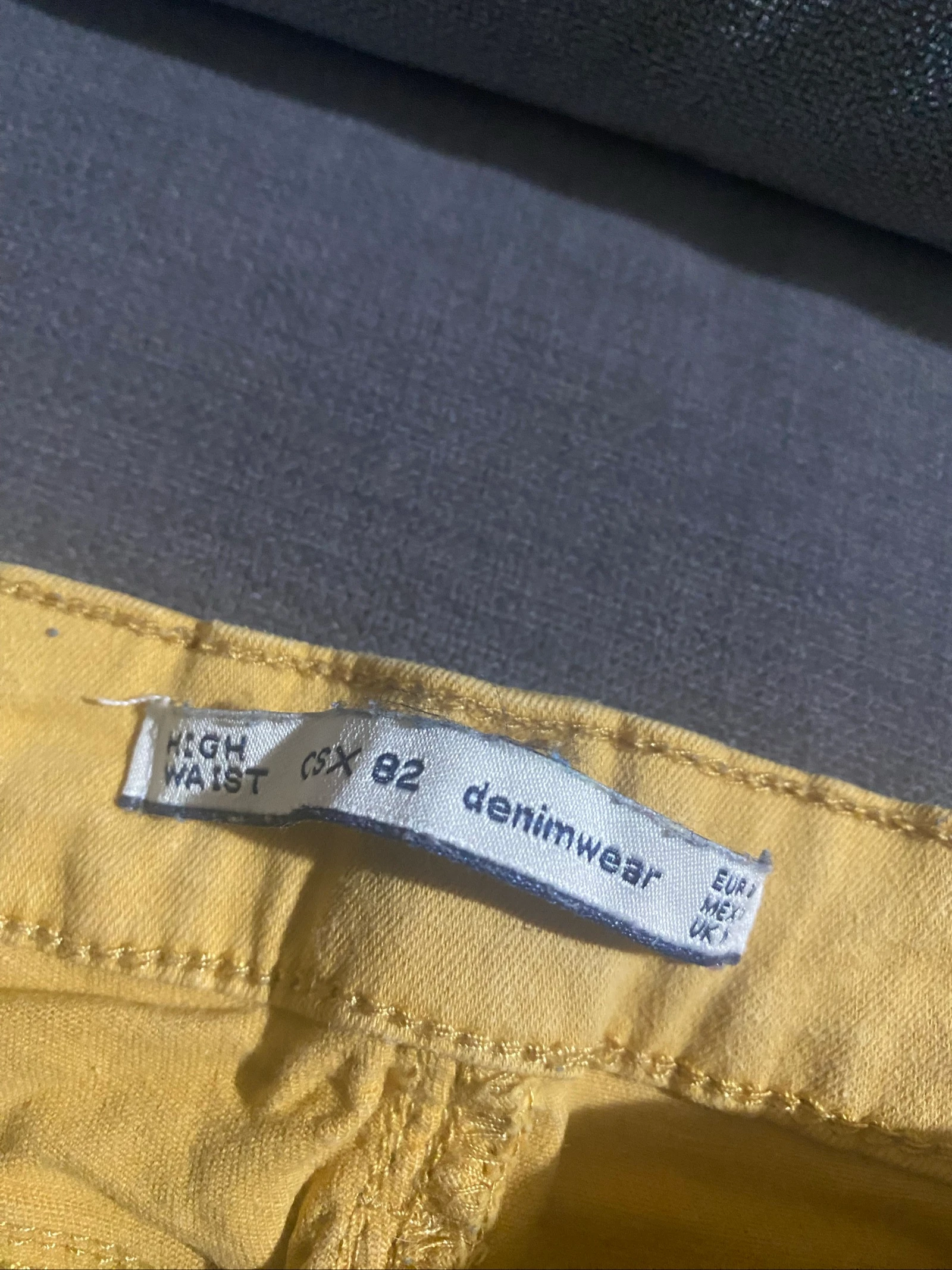 Jasje van mosterdkleurige spijkerstof Denimwear maat 44 (XXL) – photo 4